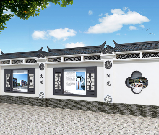 北京市八一学校文化墙设计